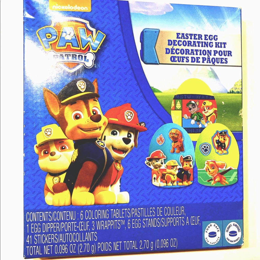 Nickelodeon Paw Patrol Easter Egg Decorating kit